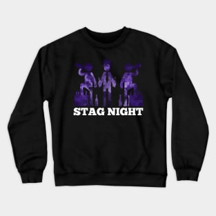 Stag Night Crewneck Sweatshirt